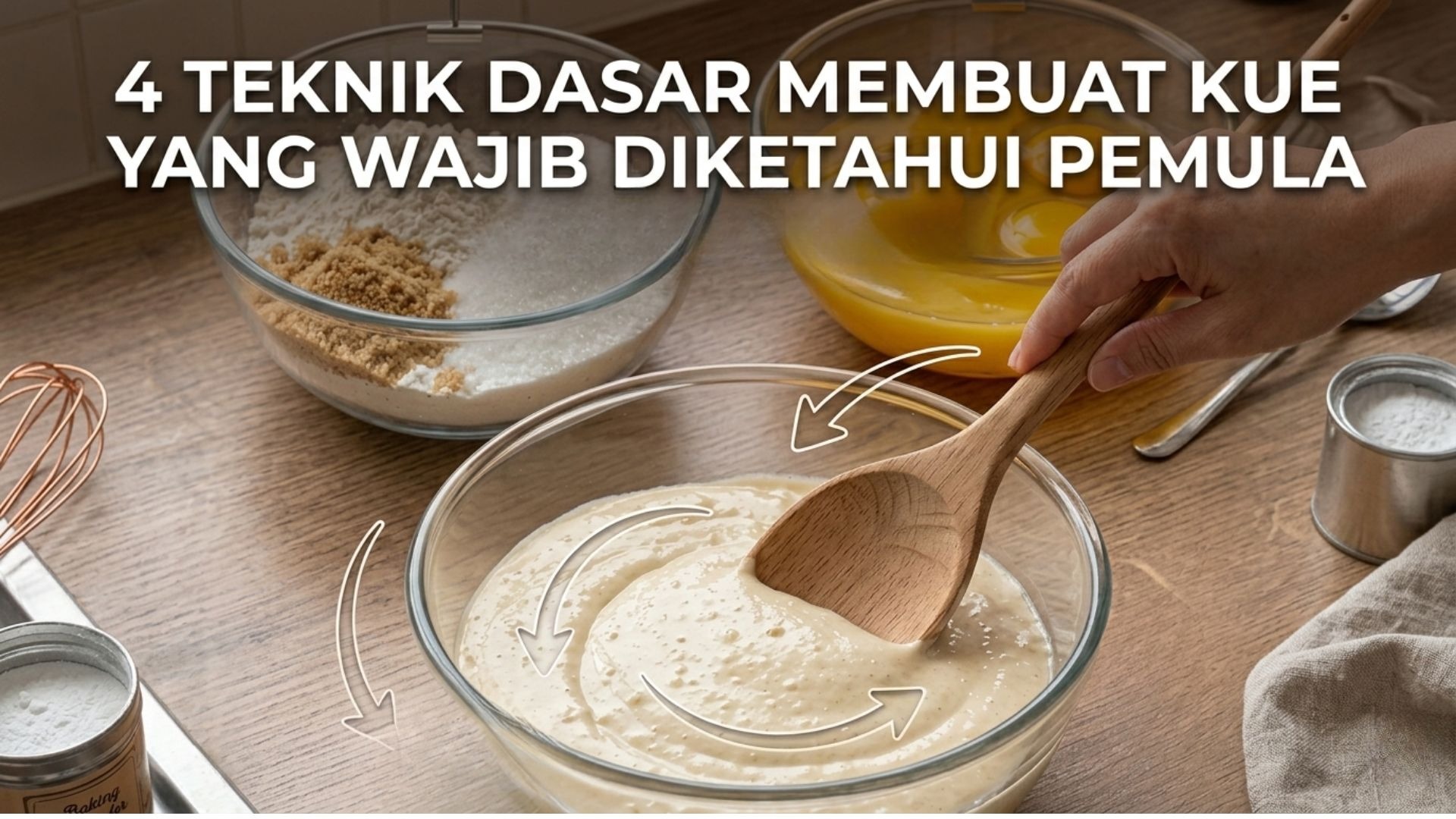 4 Teknik Dasar Membuat Kue yang Wajib Diketahui Pemula agar Anti Gagal